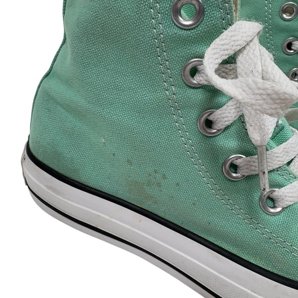 Converse All Star Chuck Taylor High Top Lace Up Teal Sneakers Shoes Womens 5 - Picture 2 of 9